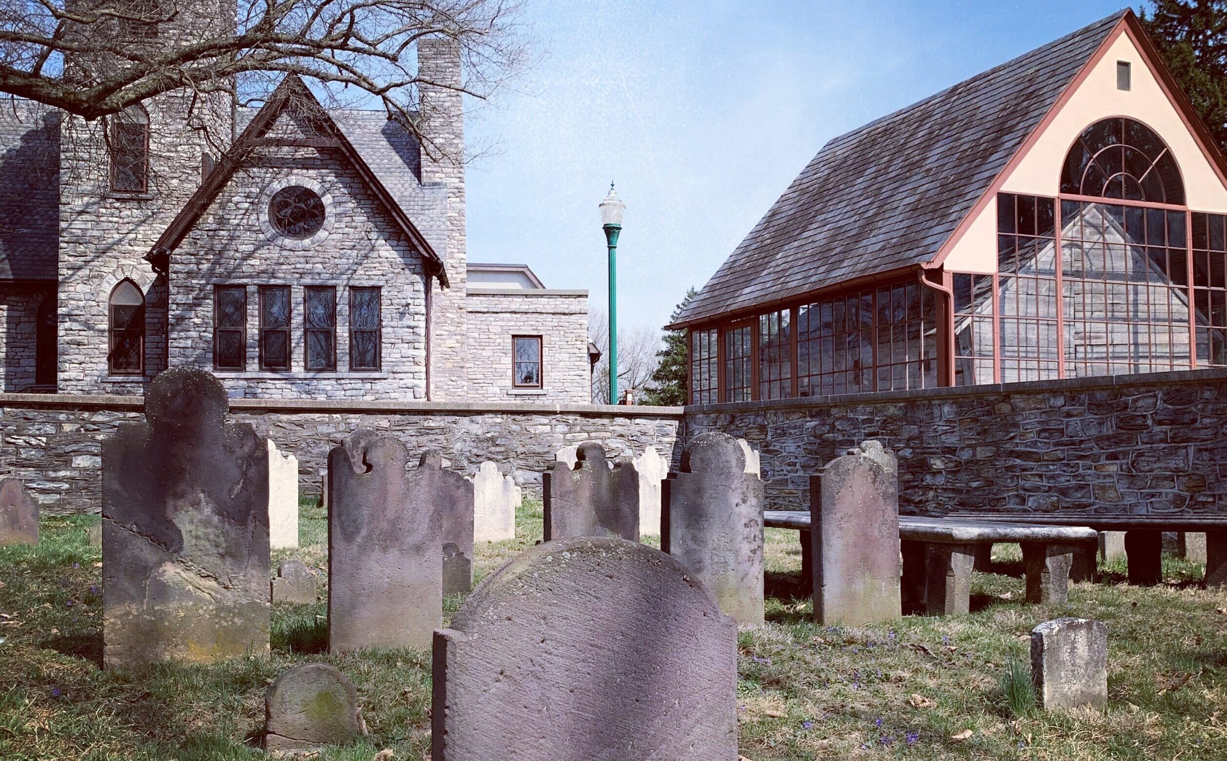 Session House, built 1732 + Adjoining cemetery established 1734